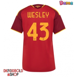 AS Roma Wesley Franca #43 Hjemmebanetrøje Dame 2026-27 Kort ærmer